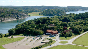 Flygbild-över-Nordens-Ark Åby Manor, home of Nordens Ark