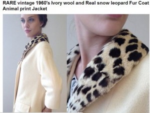 etsy snow leopard fur coat Listing for snow leopard fur coat on Etsy