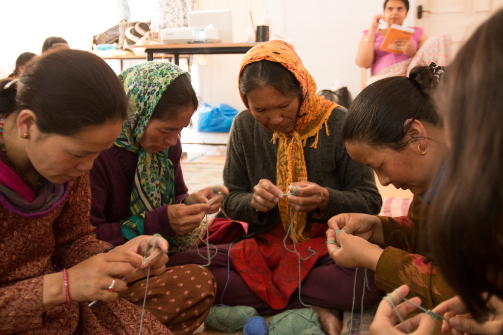 Access to alternative sources of income such as the sale of handicraft can change a community's attitude towards snow leopards