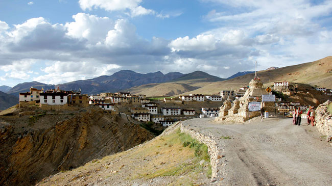 A village in Kibber, a community we've partnered with for 15 years in Spiti, India