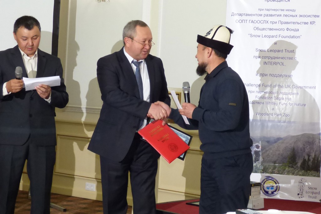 Mr. Atajdanov personally thanked each of the rangers as he presented them with their awards and official certificates.